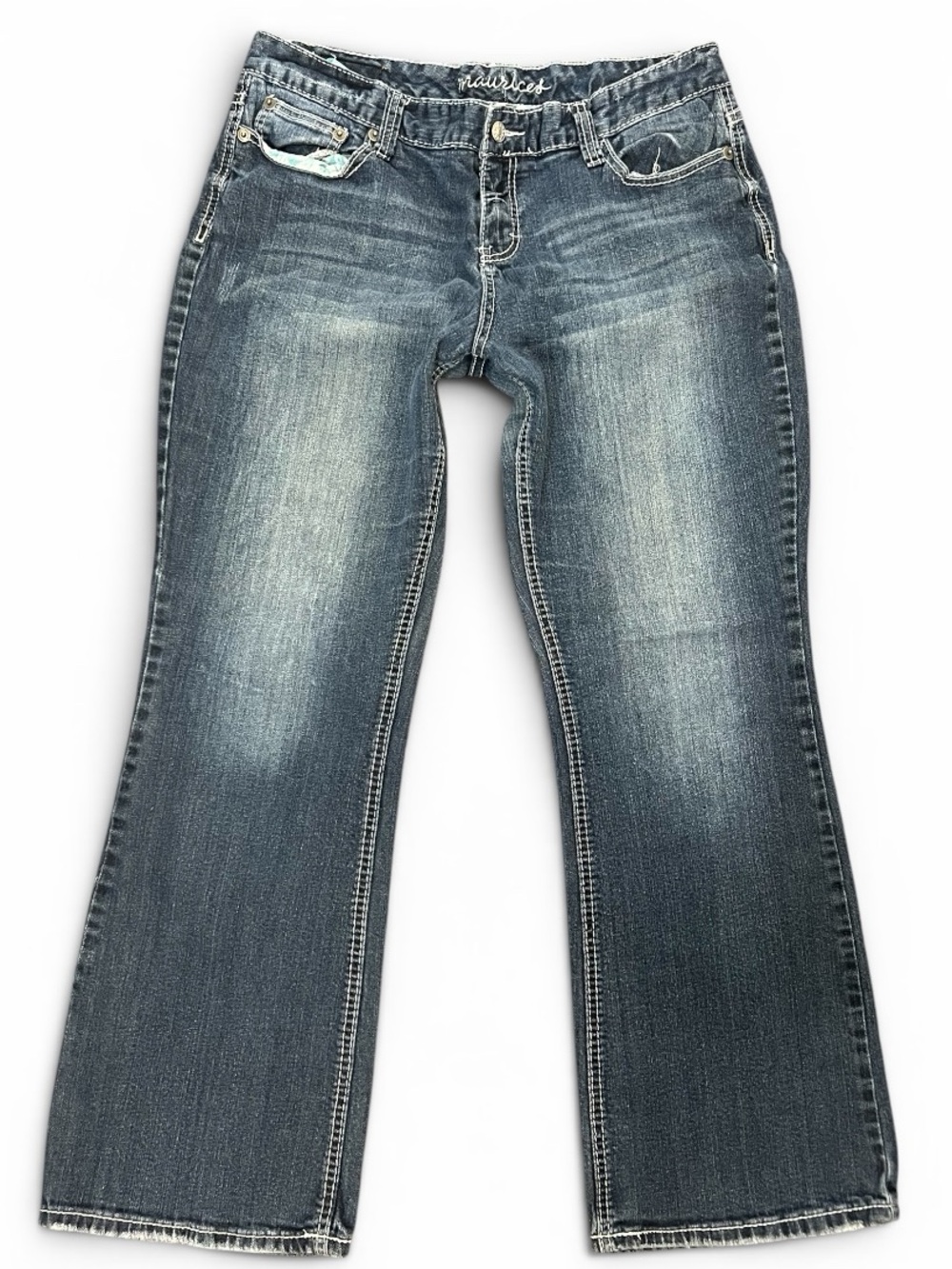 Women’s Mid Rise Dark Wash Jeans | Maurices